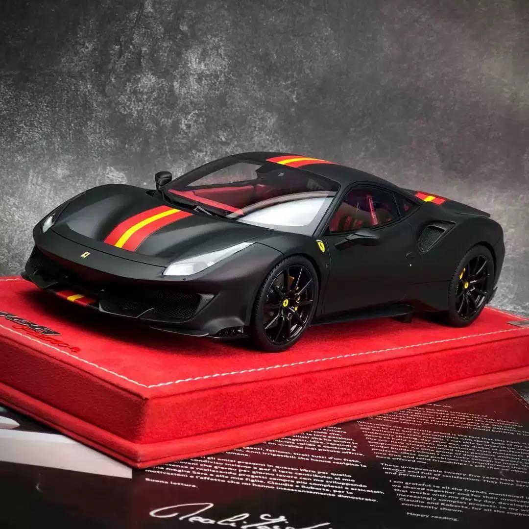 特注モデル MR モデル 1/18 フェラーリ 488 ピスタ ミニカー