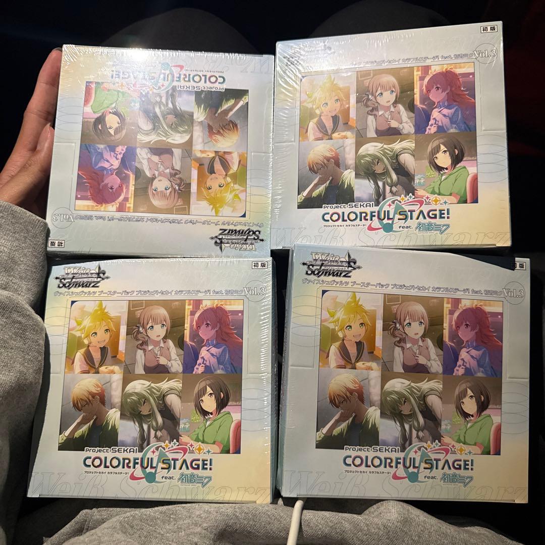 プロジェクトセカイ カラフルステージfeat初音ミク vol.3 4BOX