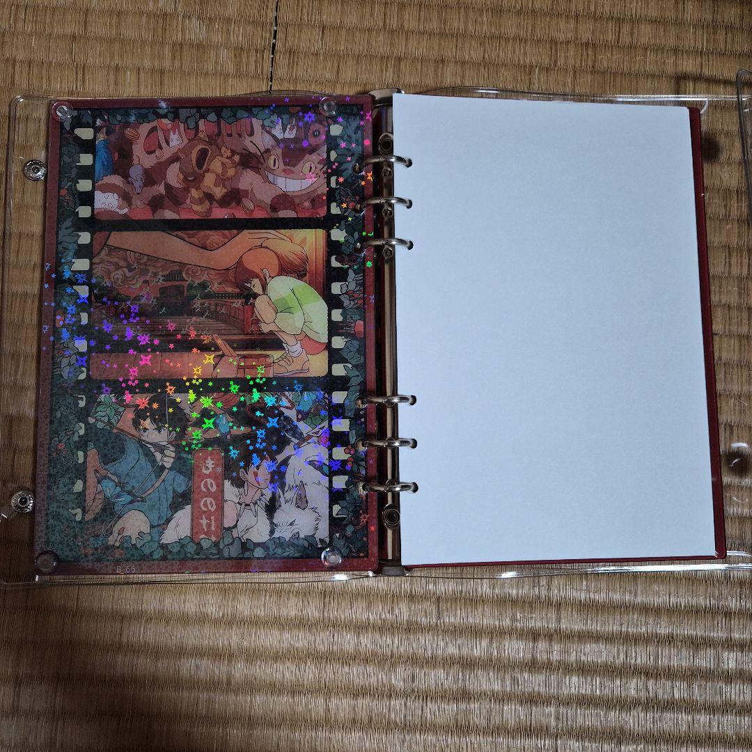 シャカシャカノート バインダー帳 ジブリ A5