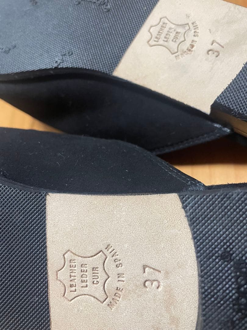 値下げしました‼︎‼︎Castellano ブラック スエード スリッポン