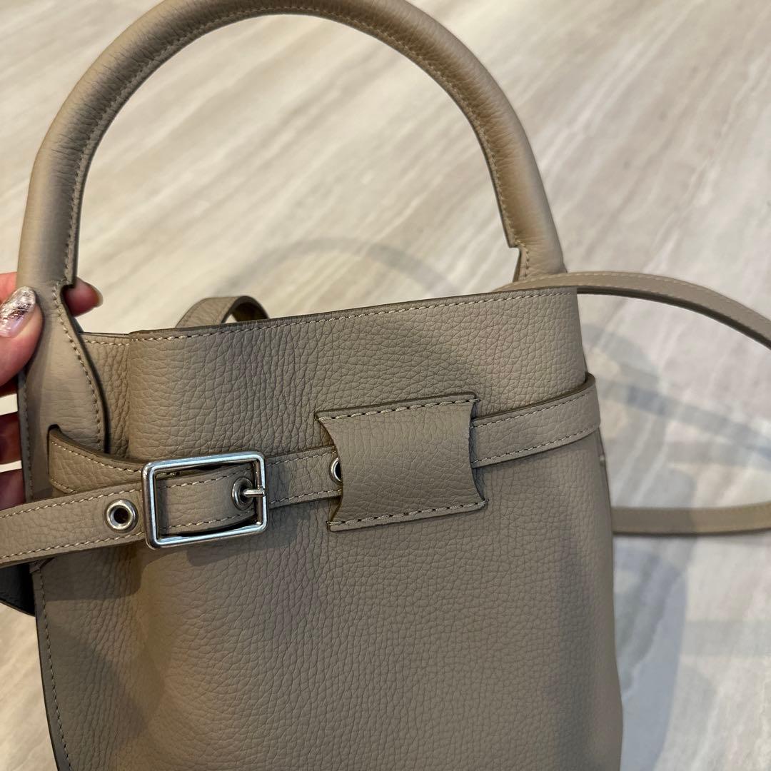 CELINE バケツ型ショルダーバッグ グレー