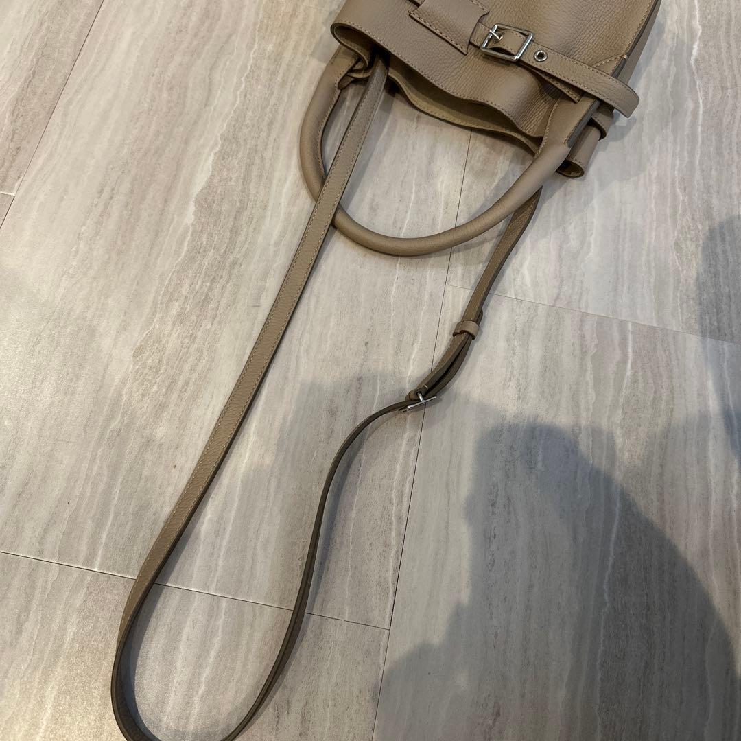 CELINE バケツ型ショルダーバッグ グレー