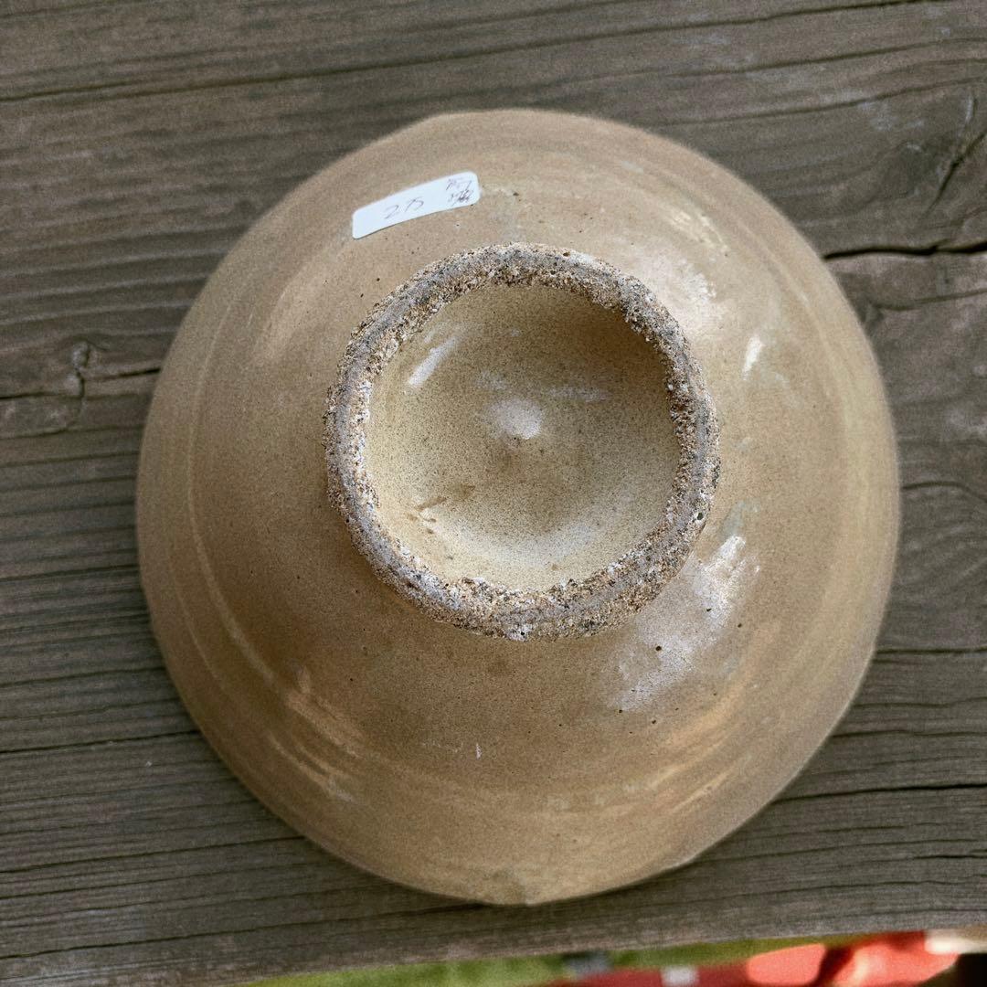 李朝　高麗　抹茶茶碗　大きな茶碗　朝鮮　韓国　骨董品　中国　古美術　欠けあり