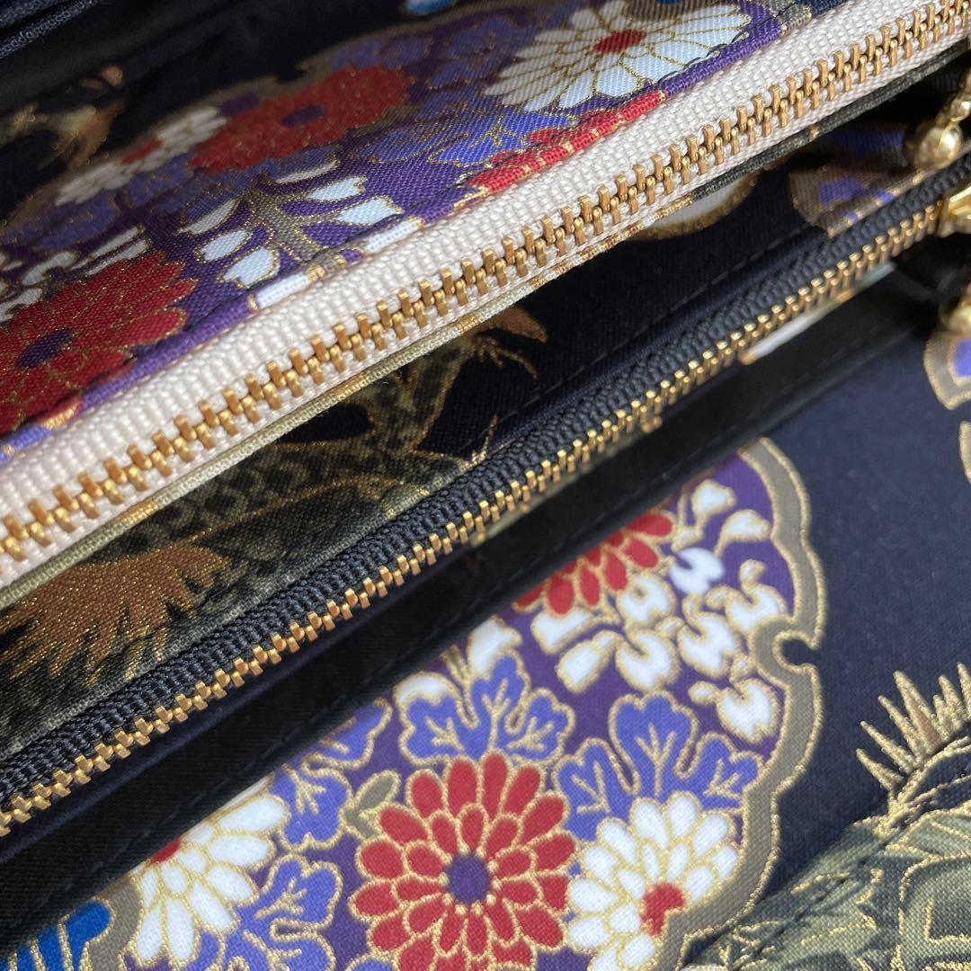 肝っ玉母さん　長財布　やりくり財布　ハンドメイド