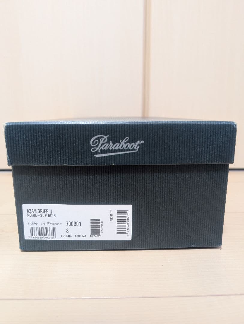 パラブーツ　アゼイ ブラック 8