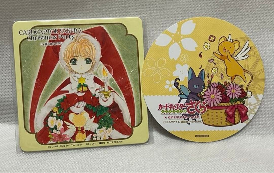 カードキャプターさくら クリスマスパーティー コースター 木之本桜