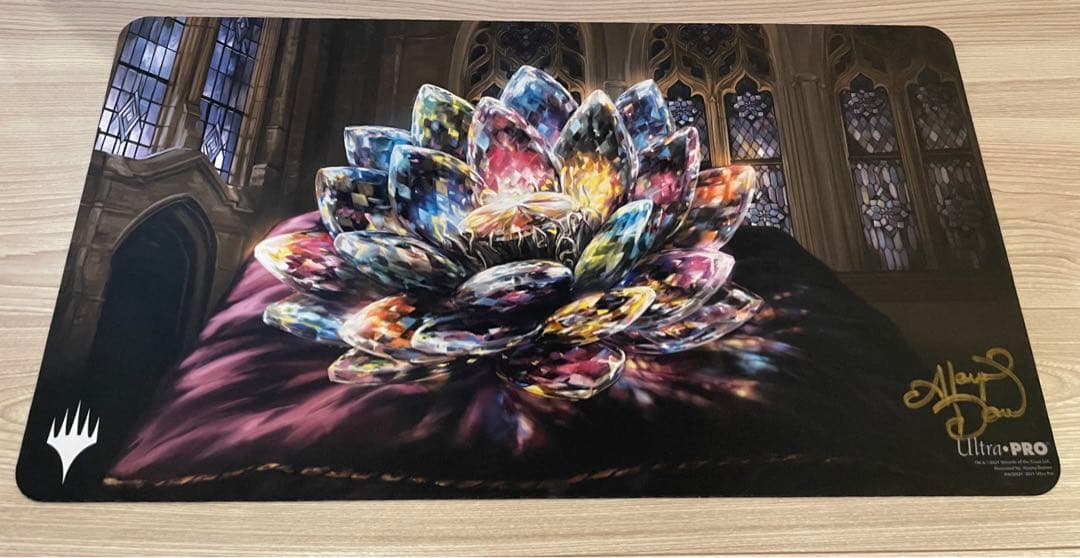 宝石の睡蓮 サイン入り プレイマット Alayna danner