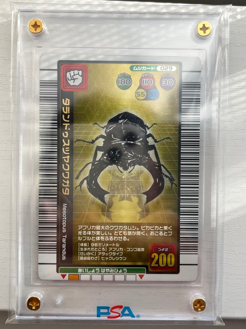 ムシキング 2004年 夏 限定 タランドゥス ツヤクワガタ キラカード
