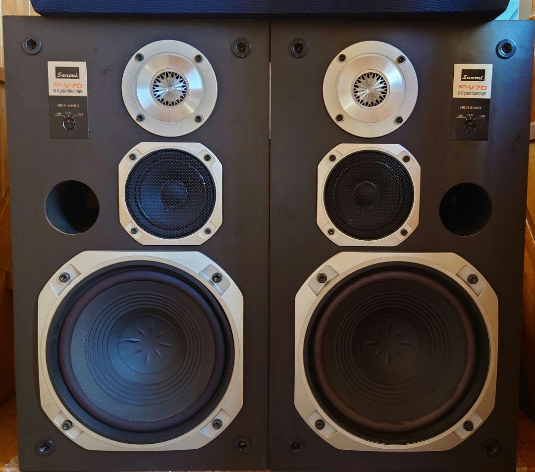 最終値下】山水 SP-V70 3wayブックシェルフ型スピーカー SANSUI Yahoo