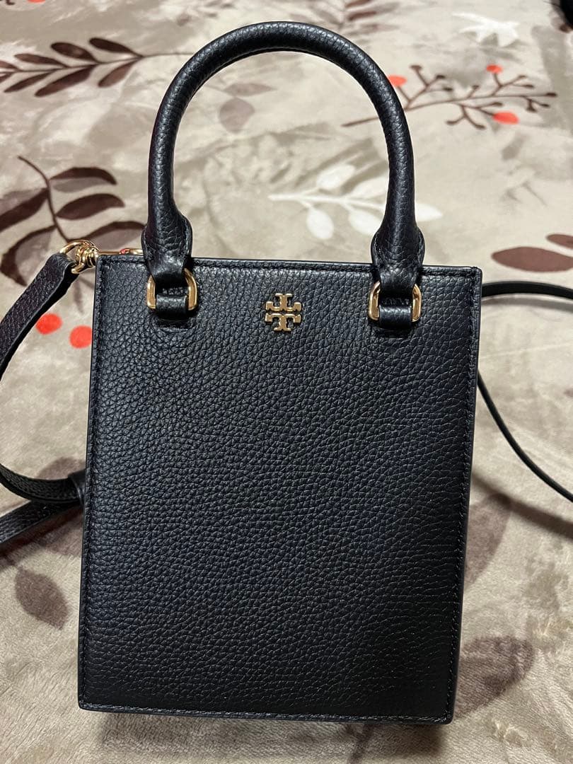 トリーバーチショルダー黒バッグ