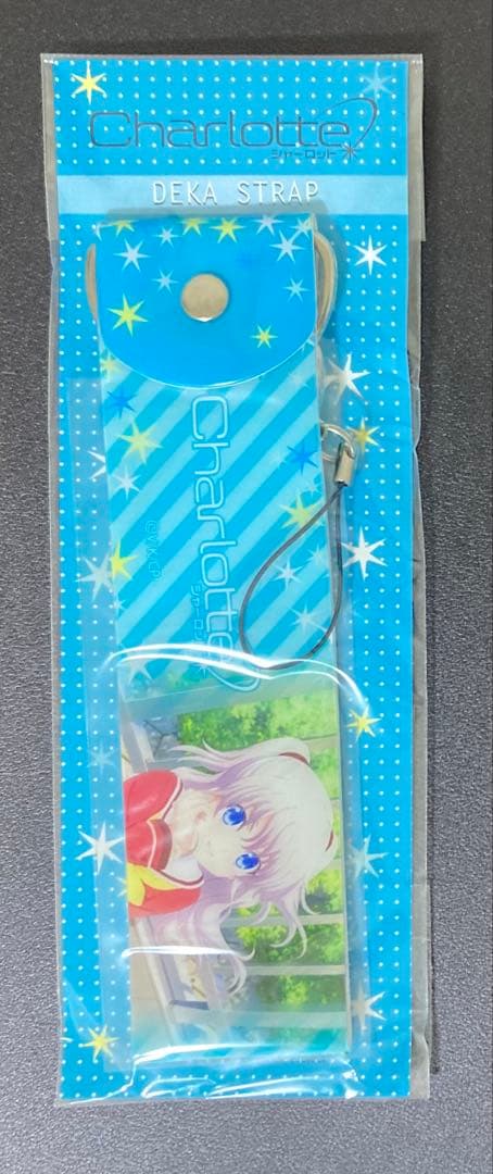 Charlotte シャーロット　約束の単語帳　デカストラップ　ハンカチ