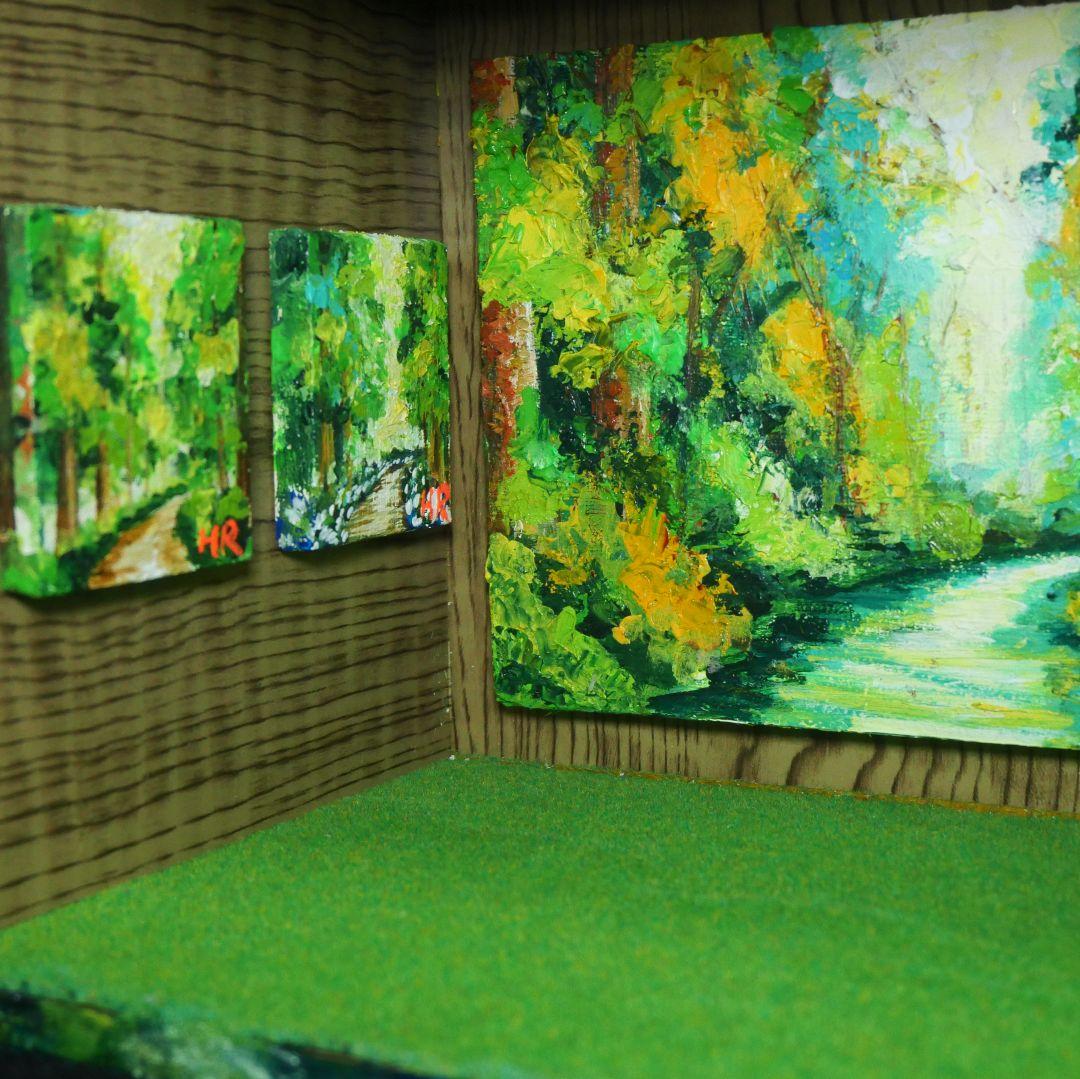 油絵 絵画 森の美術館