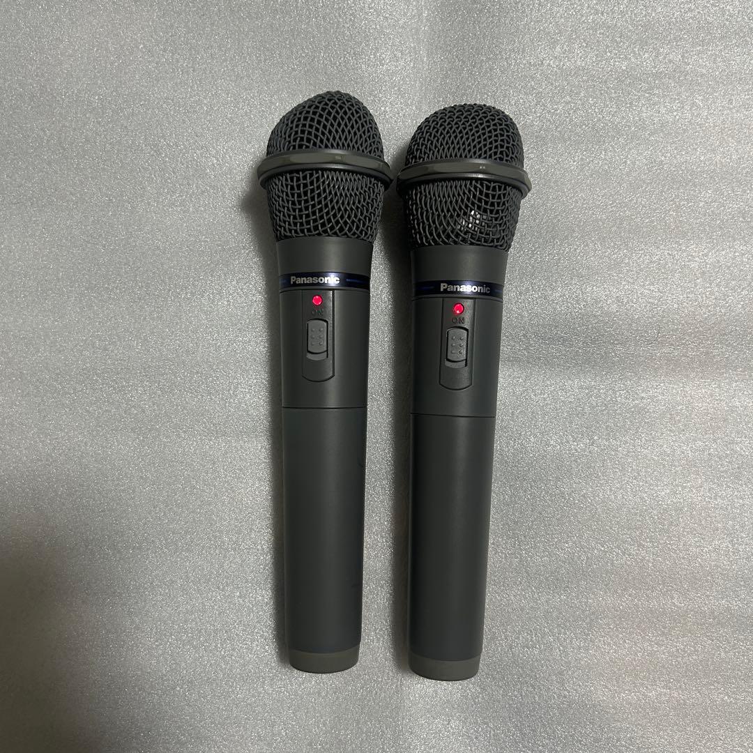 Panasonic WX-4100B ワイヤレスマイク 2本セット(ジャンク)