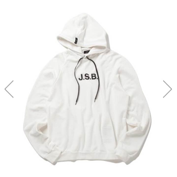J.S.B. 3D EMB Logo Hoodie 白
