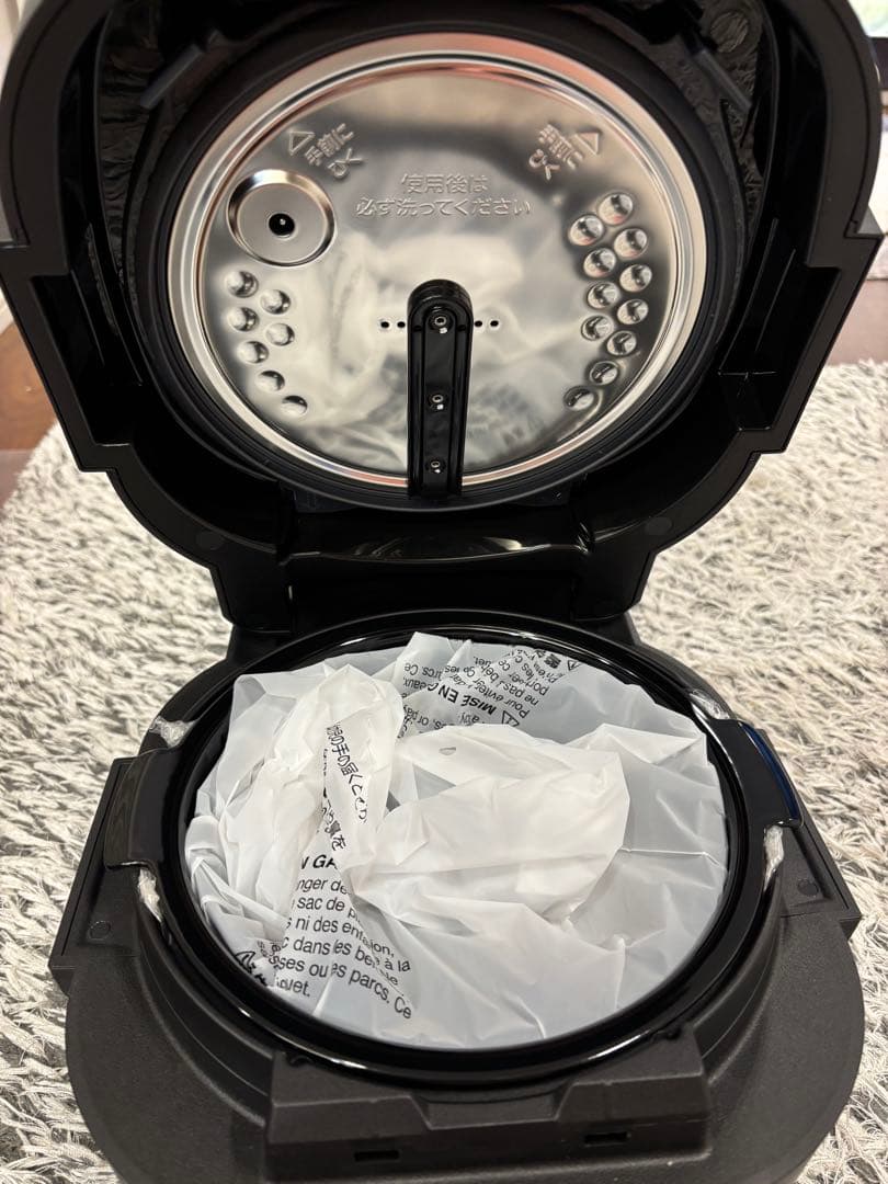 美品 新品未使用　象印　STAN 自動調理なべ　ブラック