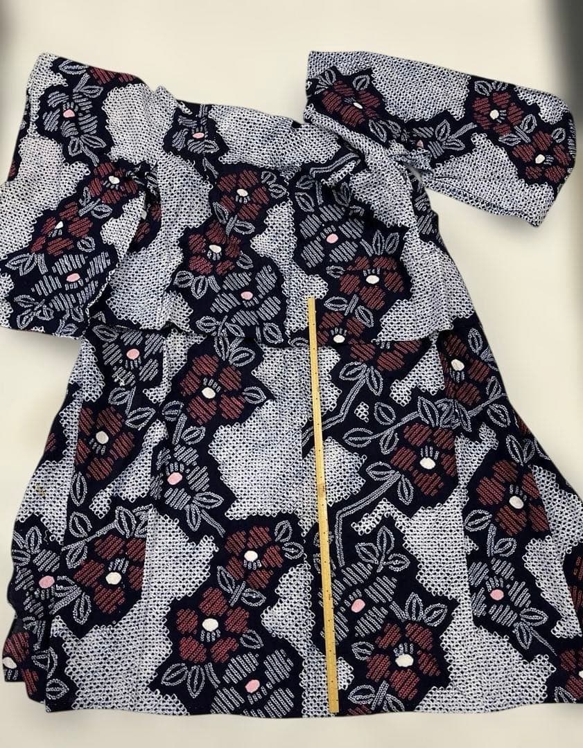 123 絞り浴衣　リメイク用