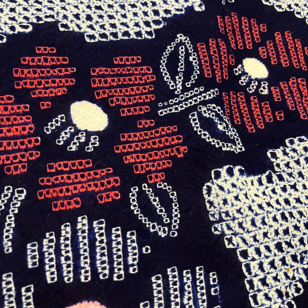 123 絞り浴衣　リメイク用