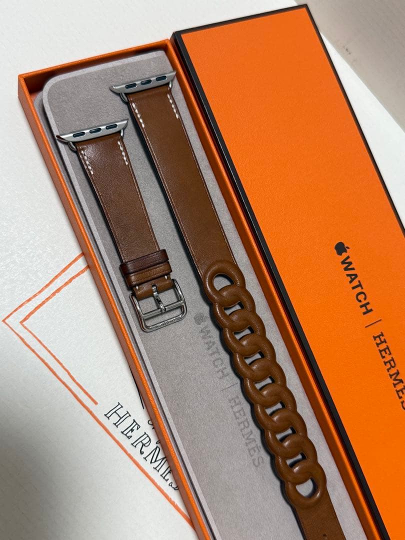 希少 Apple Watch HERMES ドゥブルトゥール グルメット 希少Apple