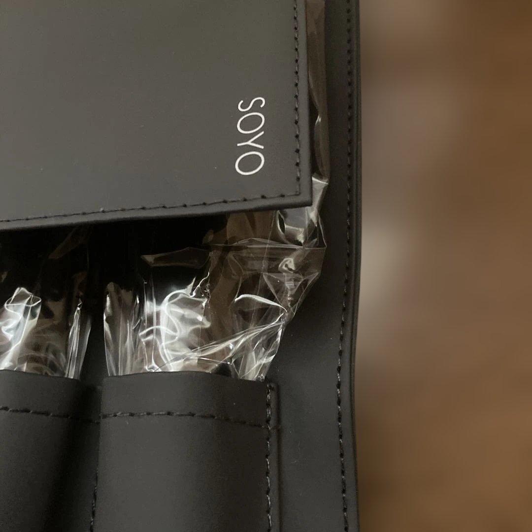 SOYO メイクブラシセット 14本　ブラック