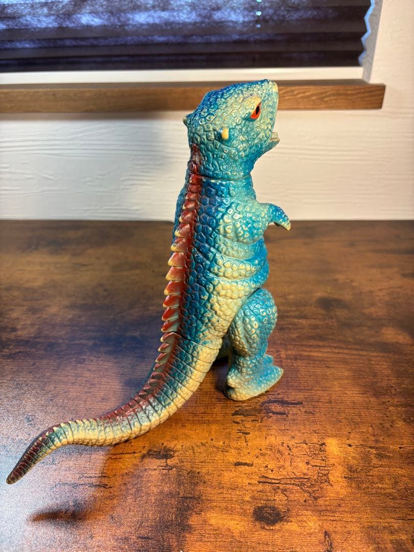 マルサン　ゴロザウルス　当時物　ソフビ　ブルマァク　ゴジラ　怪獣　東宝　美品