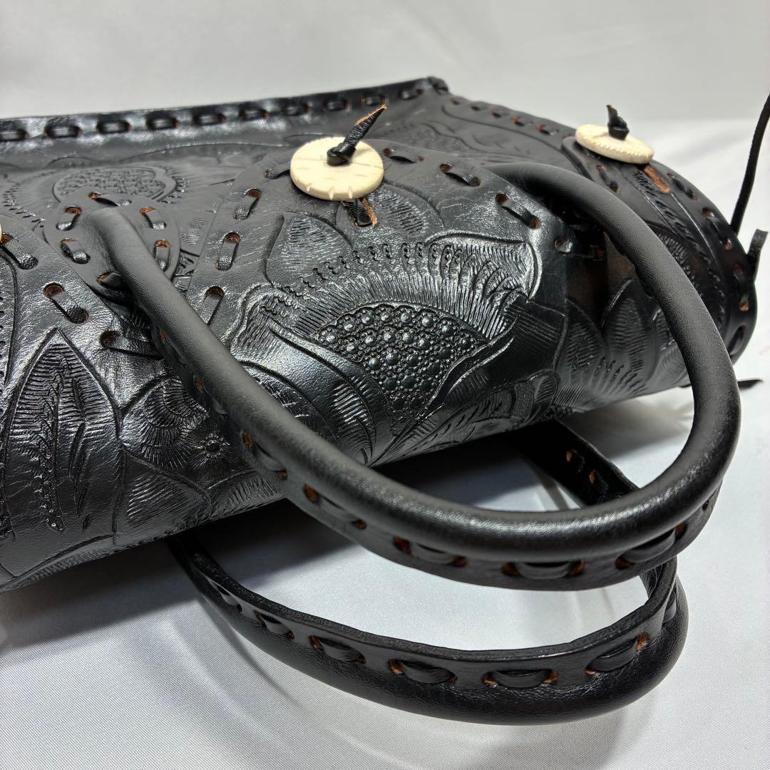 【美品】 Carving tribes Maestra S ハンドバッグ 黒