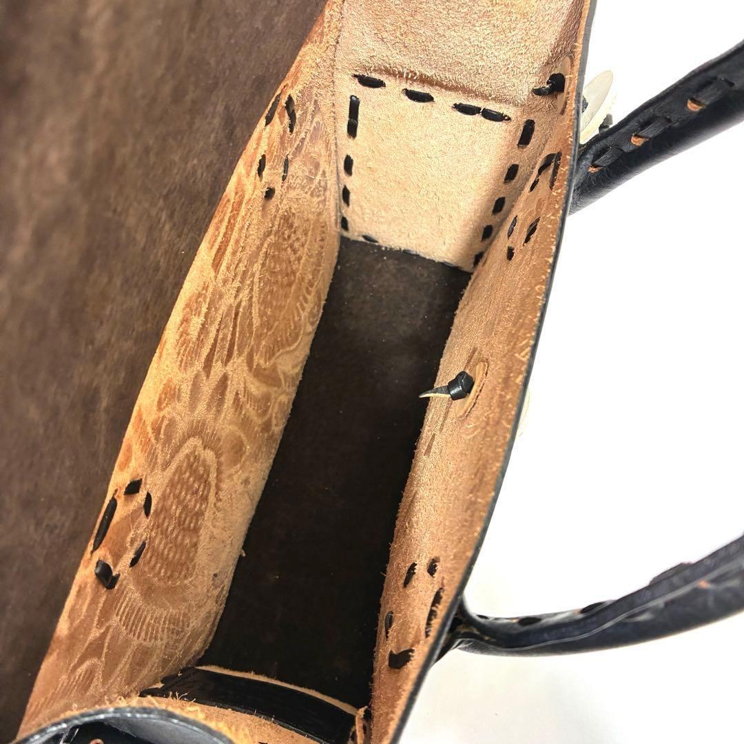 【美品】 Carving tribes Maestra S ハンドバッグ 黒