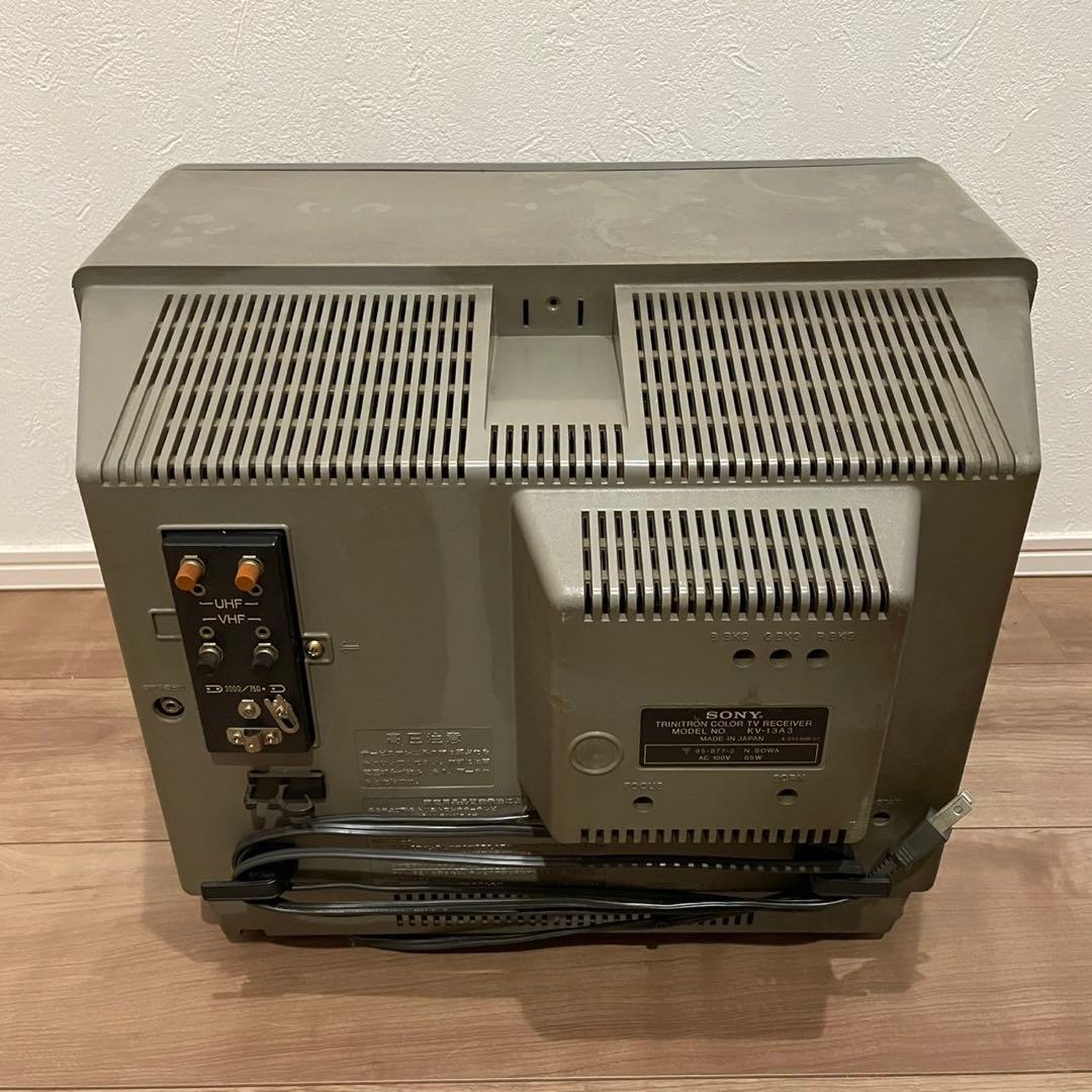 レトロ SONY TRINITRON ブラウン管 カラーテレビ KV-13A3 - メルカリ