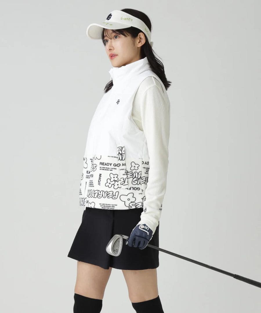 パーリーゲイツ　PG 新品ダウンベスト2025新作　アウター