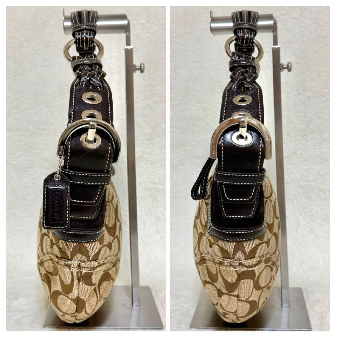 COACH ワンショルダー バッグ シグネチャー ブラウン系 6267