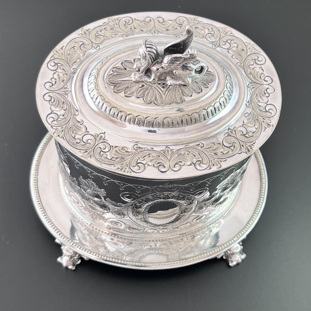 Mappin & Webb】 ビスケットボックス/クッキージャー