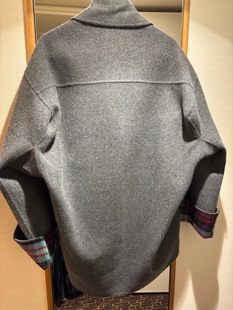 美品】VivienneWestwoodタータンチェックリバーピローダブルコート