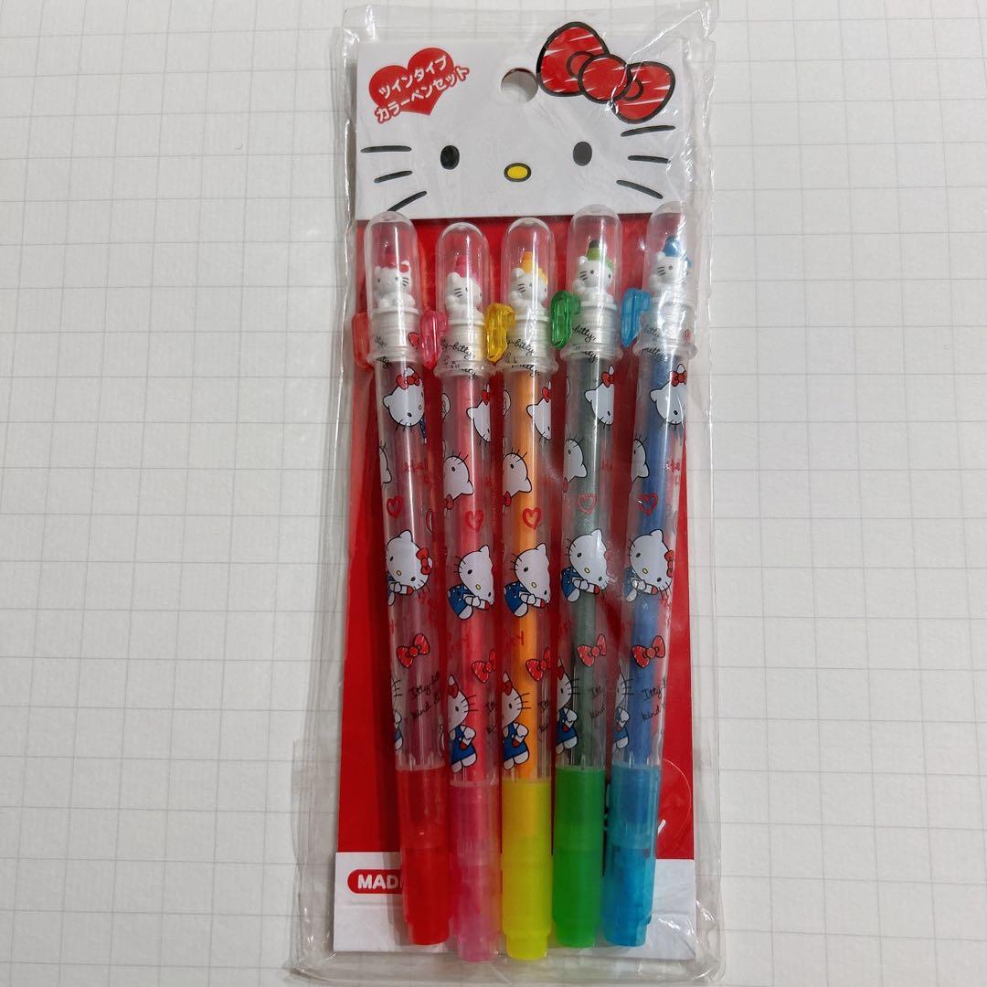 ハローキティ ツインタイプ カラーペンセット - メルカリ