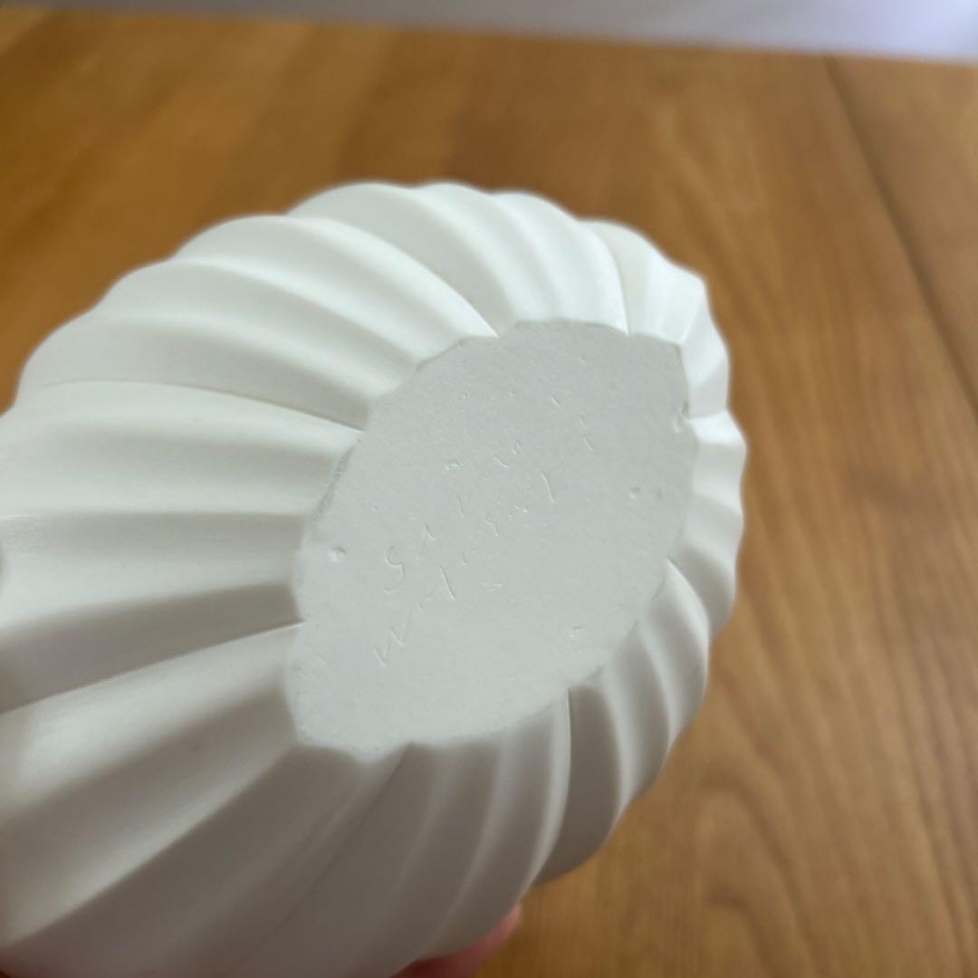 若杉聖子 アート 磁器、ホワイト 花瓶 工芸 美術 人気作家