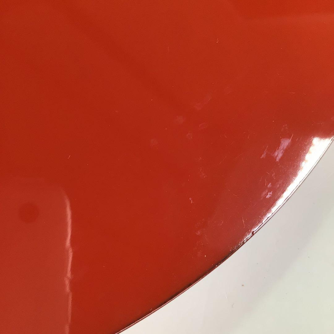 Ｐ８８７　水指　『藤波作』『朱塗内黒』『手桶水指』　共箱　茶道具