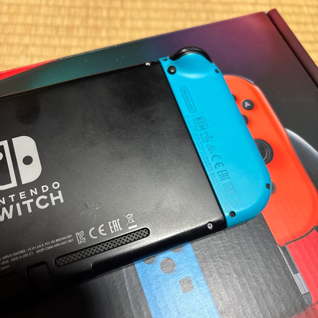 k*4様 Nintendo Switch ネオンブルー/ネオンレッド 本体　訳あ