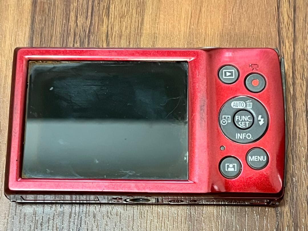 Canon IXY コンパクトデジタルカメラ レッド 動作未確認