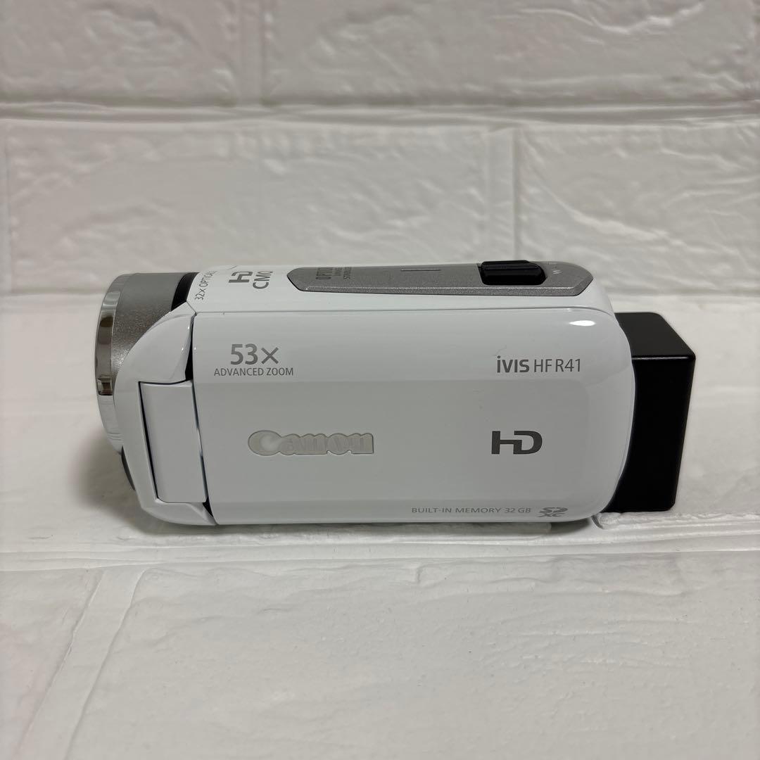 極美品　キャノン HD ビデオカメラIVIS HFR41 ケース付 未使用に近い