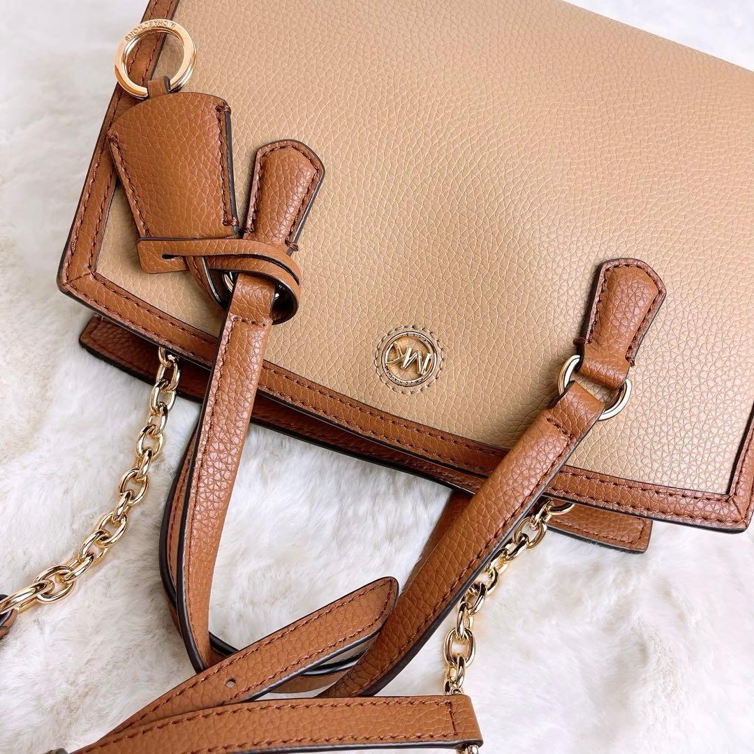 極美品☆MICHAEL KORSマイケルコース 2wayチェーンショルダーバッグ