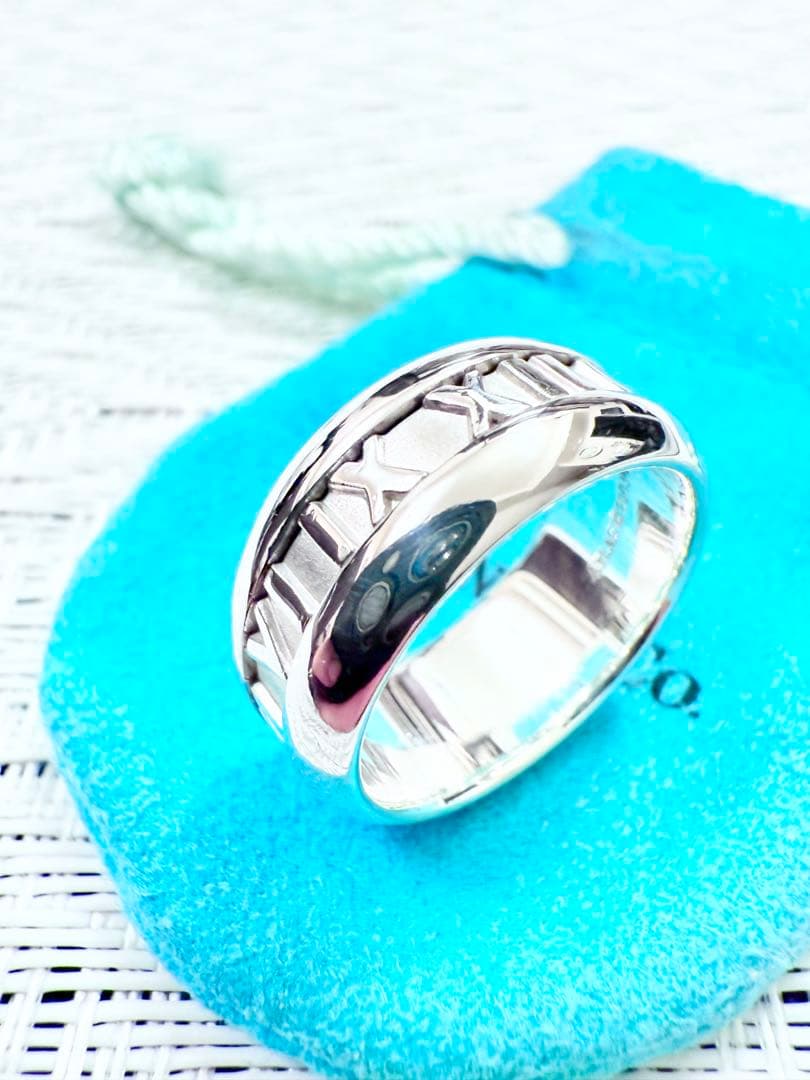 ティファニー　アトラス　約17号　磨き済み　925 リング　指輪　2003