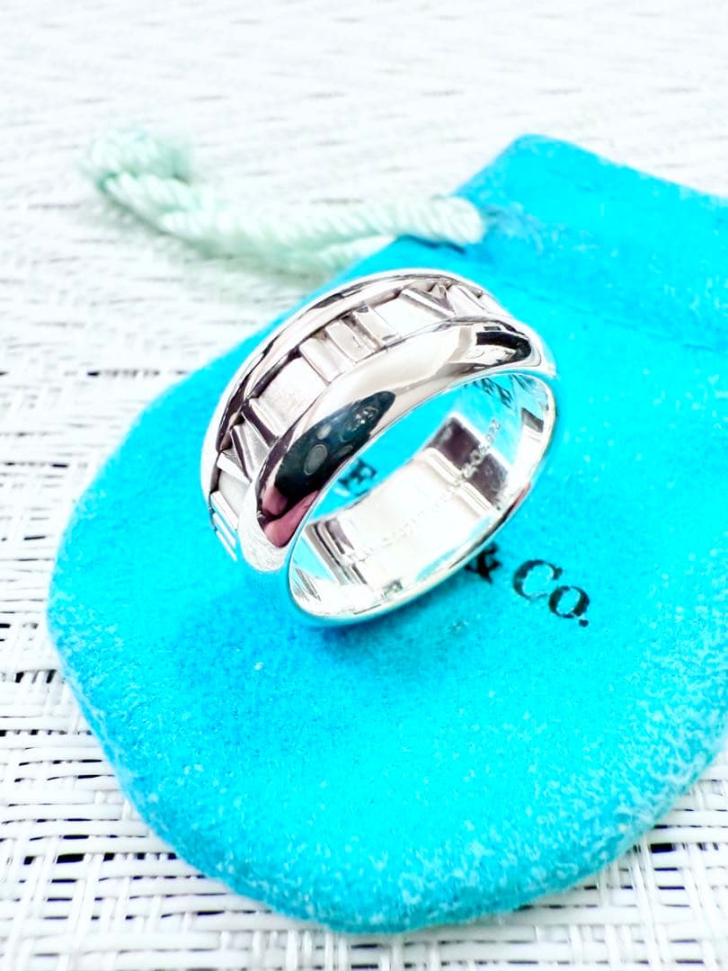 ティファニー　アトラス　約17号　磨き済み　925 リング　指輪　2003