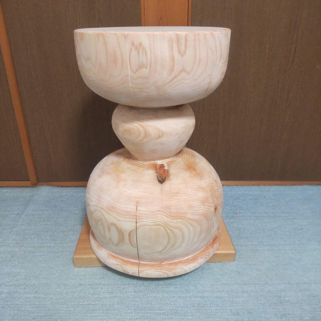 檜丸太椅子スツール