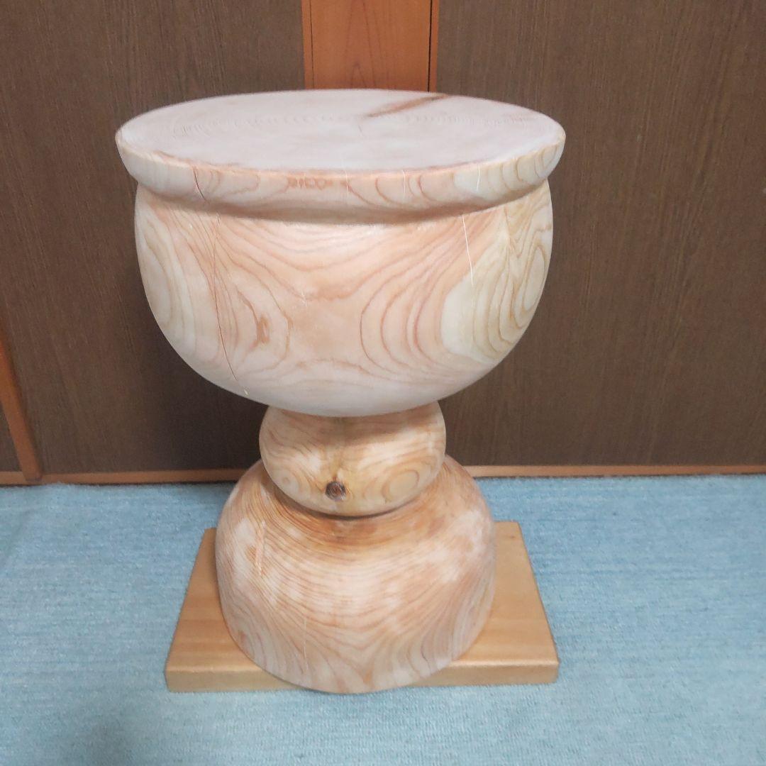 檜丸太椅子スツール