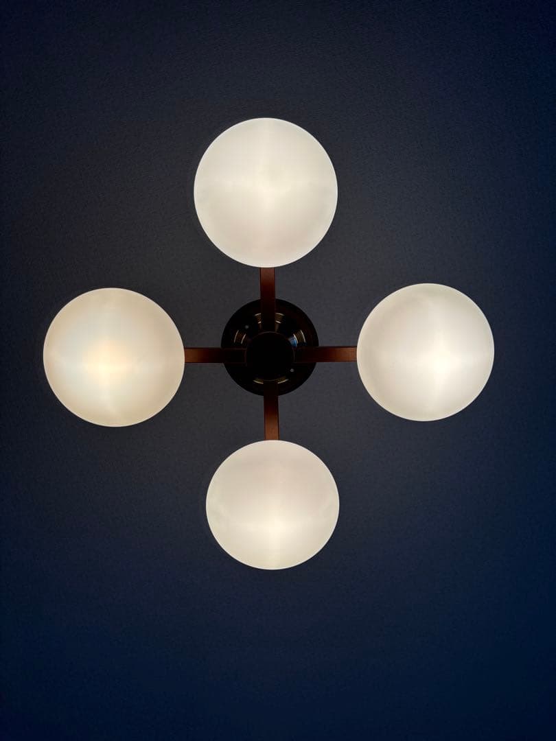 National ウッドシャンデリア ミッドセンチュリー ドムス風 ペンダント