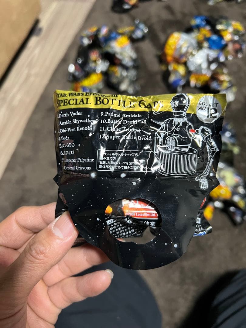 ペプシスターウォーズシリーズ　ペプシ缶　ボトルキャップ未開封　70個ぐらい　④