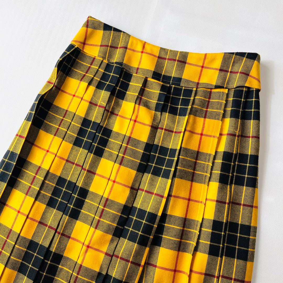 コムデギャルソンコムデギャルソン コムコム タータンチェック プリーツスカート