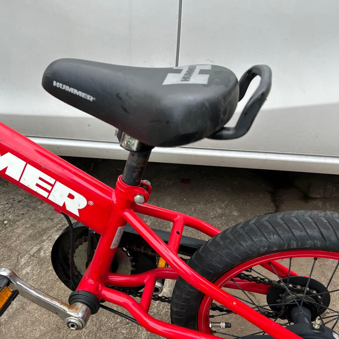子供用自転車 ハマー(Hummer) 16インチ 赤色