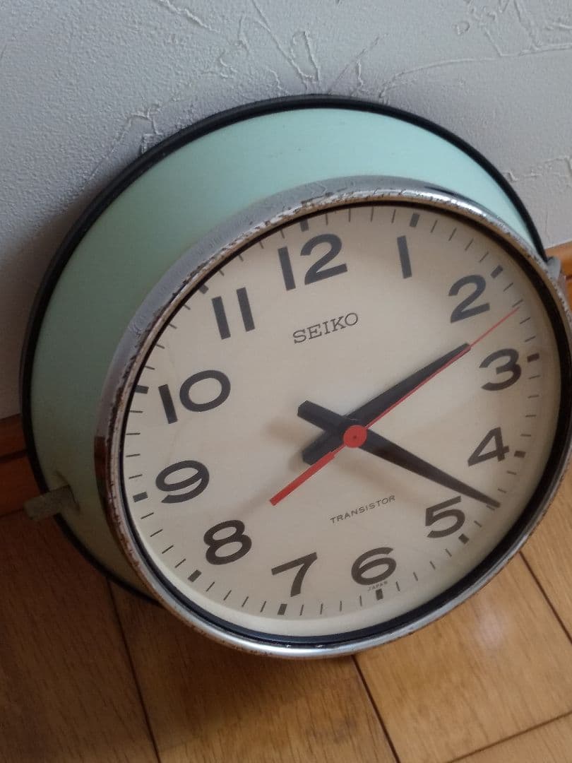 【昭和レトロ】SEIKOバス時計　船舶時計　TRANSISTOR TF531