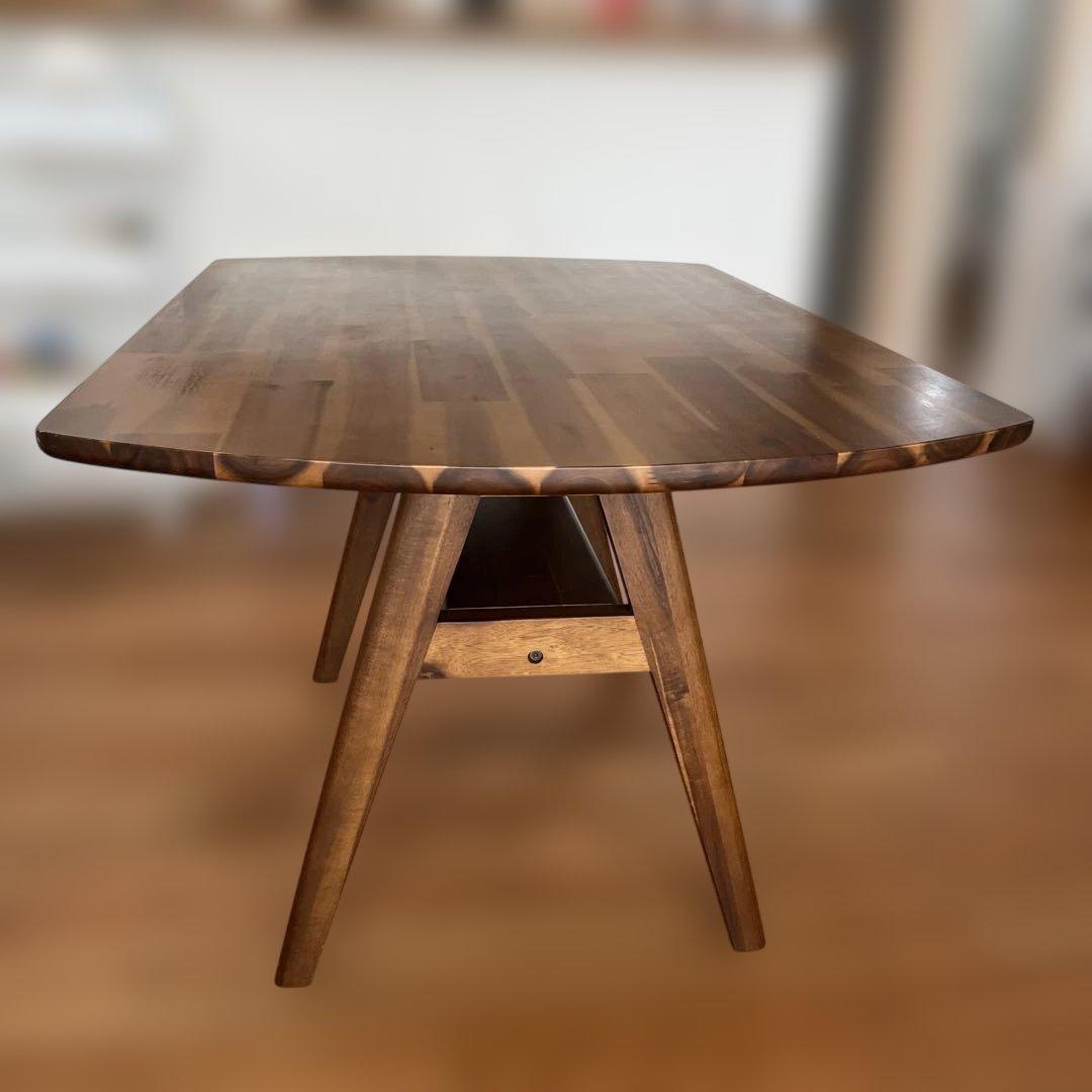 【送料込】unicoダイニングテーブルSWELLA スウェラ幅120㎝