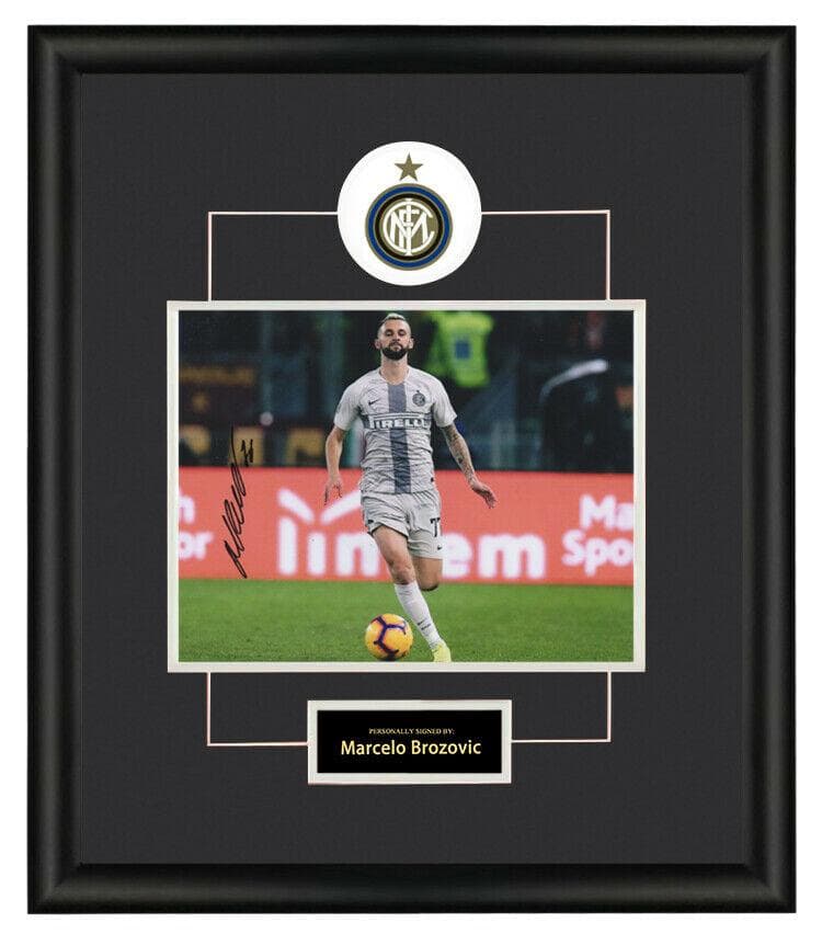直筆サイン入り写真 マルセロ・ブロゾヴィッチ FCインテル・ミラノ SA