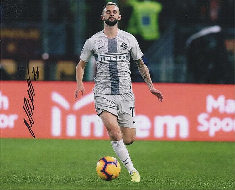 直筆サイン入り写真 マルセロ・ブロゾヴィッチ FCインテル・ミラノ SA